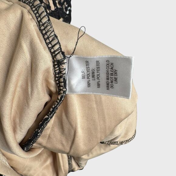 Lulus Enchanted Love Black Lace Dress XS Bodycon V Neck Romantic Gothic Cocktail - Picture 6 of 11